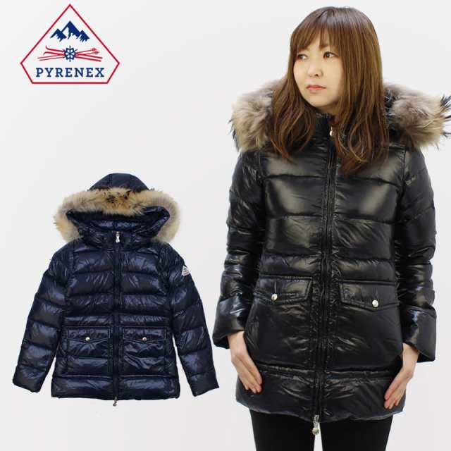 ピレネックス(PYRENEX) AUTHENTIC SHINY DOWN JACKET ダウンジャケット/アウター/ダウンコート/レディース ファー 送料無料 正規品 [CC]