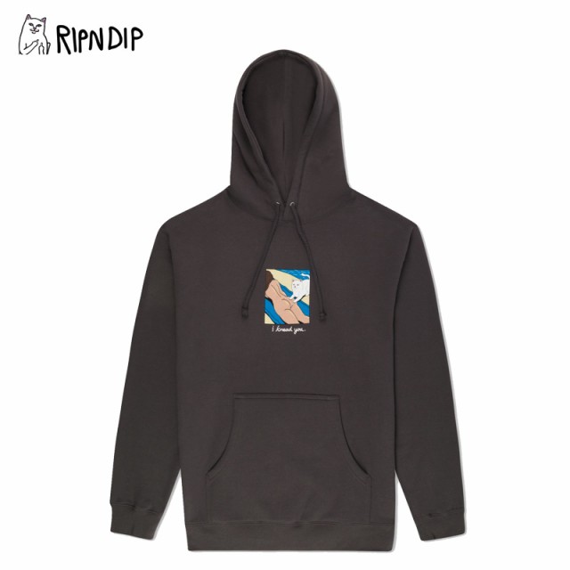 リップンディップ RIPNDIP I Knead You Hoodie / Charcoal プルオーバーパーカー フーディー [AA]