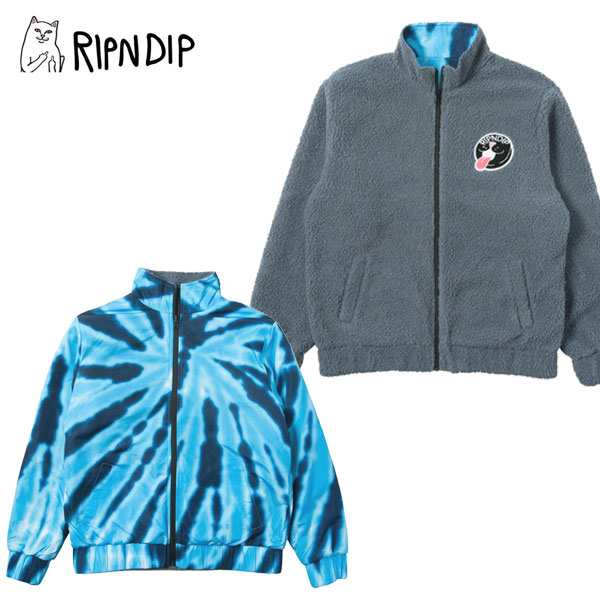 送料無料】リップンディップ(RIPNDIP) Pill Reversible Sherpa Varsity