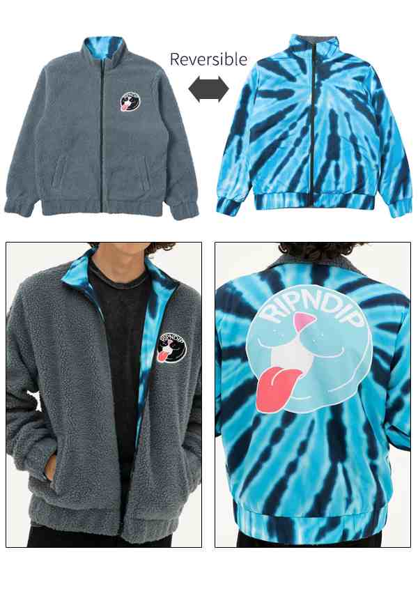 送料無料】リップンディップ(RIPNDIP) Pill Reversible Sherpa Varsity Jacket《Solid  Gray/Blue Dye》 ジャケット/アウター[BB]の通販はau PAY マーケット - Neo Globe au PAY マーケット店 |  au PAY マーケット－通販サイト