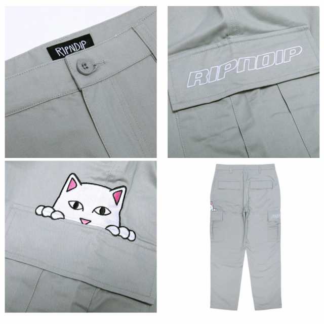 リップンディップ（RIPNDIP) Peeking Nermal Cargo Pants ロングパンツ