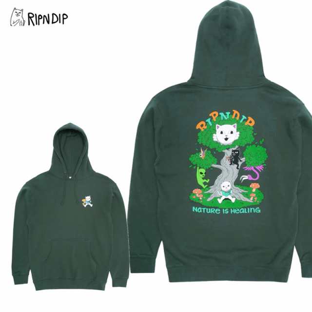 リップンディップ（RIPNDIP) Adventure Club Hoodie スウェット フード プルオーバー/パーカー/男性用/メンズ [AA]