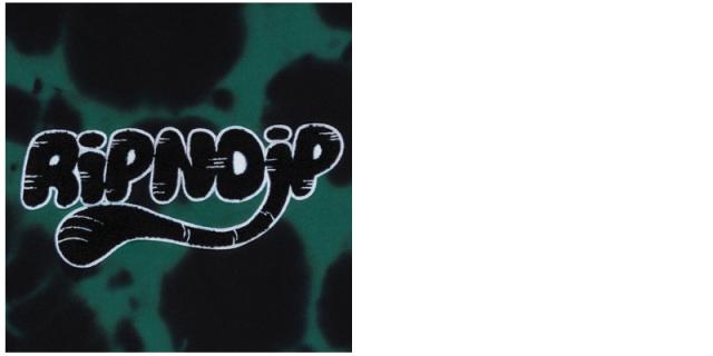 リップンディップ RIPNDIP Ripntail Hoodie Green Black Tie Dye スウェット フード プルオーバー パーカー 男性 メンズ rnd9736_4