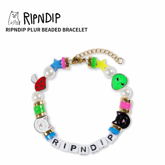 リップンディップ RIPNDIP PLUR BEADED BRACELET チャーム ブレスレット アクセサリー