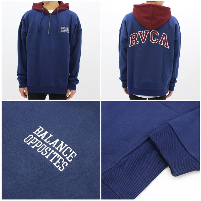 ルーカ RVCA HITTER HOODIE  メンズ ハーフジップ パーカー トップス フード 男性 bc042-047_3