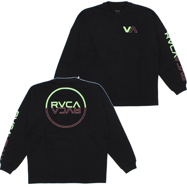 ルーカ(RVCA) HALF WAY ロングＴシャツ(bc042-068)メンズ 長袖Tシャツ