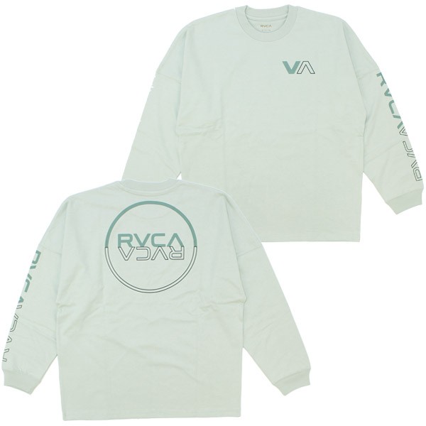 ルーカ(RVCA) HALF WAY ロングＴシャツ(bc042-068)メンズ 長袖Tシャツ