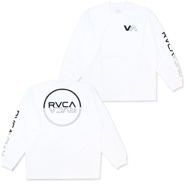 ルーカ(RVCA) HALF WAY ロングＴシャツ(bc042-068)メンズ 長袖Tシャツ