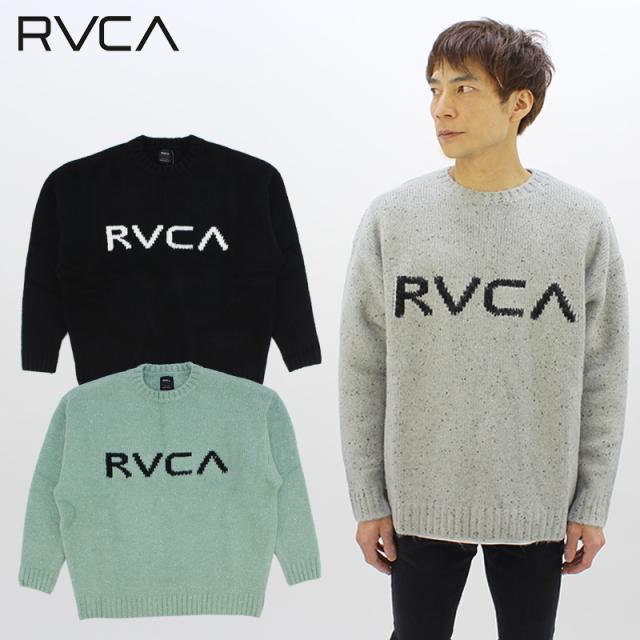 ルーカ RVCA BIG RVCA KNIT  メンズ ニット セーター 男性 bc042-090