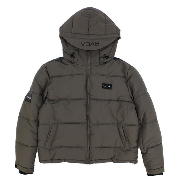 ルーカ(RVCA) VISOR HOODED PUFFER JACKET メンズ 中綿 ジャケット ...