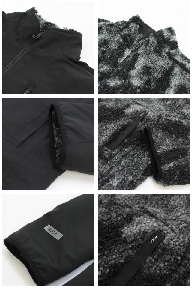 ルーカ RVCA Y2K REVERSIBLE BOA JACKET メンズ フリース 上衣  アウター 秋冬 防寒 成人男性 bc042-781