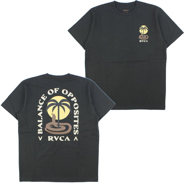 RVCA ルーカ 正規品 ユニセックス Tシャツ MIRAGE ブラック XL