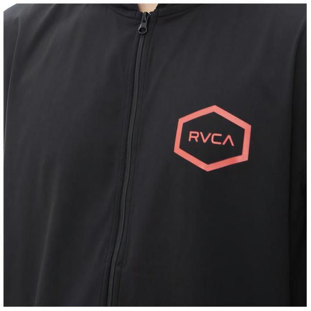 ルーカ RVCA HEX LS SURF HOODIE ラッシュガード フーディー ジップアップ 男性 be041-800