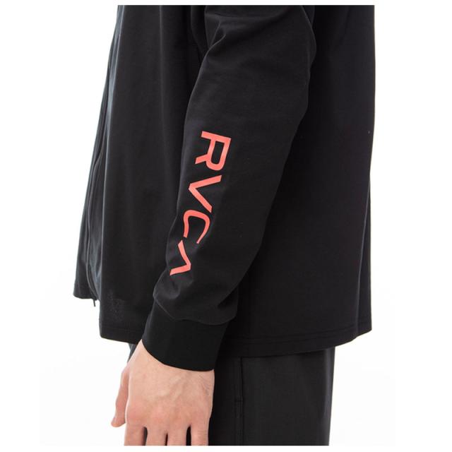 ルーカ RVCA HEX LS SURF HOODIE ラッシュガード フーディー ジップアップ 男性 be041-800