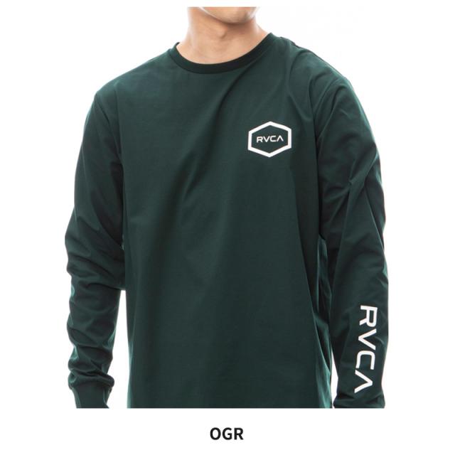 ルーカ RVCA HEX SURF LS ラッシュガード ロングスリーブ 長袖 男性 be041-801