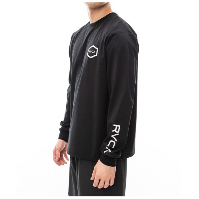 ルーカ RVCA HEX SURF LS ラッシュガード ロングスリーブ 長袖 男性 be041-801