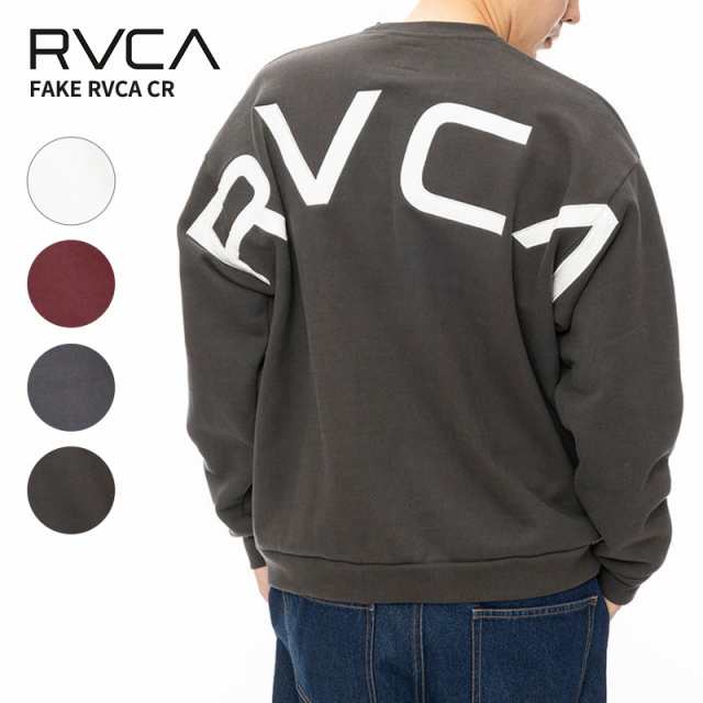 ルーカ トレーナー スウェット RVCA FAKE RVCA CR クルーネック スウェット BE042-032 男性 メンズ