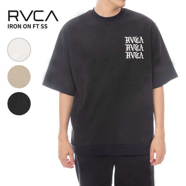 ルーカ メンズ RVCA  IRON ON FT SS 半袖スウェット Tシャツ BF041007 カットソー 春 夏 サーフ スケーター