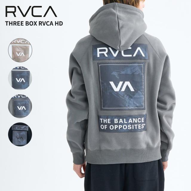 ルーカ メンズ スウェットパーカー RVCA  メンズ THREE BOX RVCA HD  パーカー 秋冬 トップス 2025年秋冬モデル BF042011