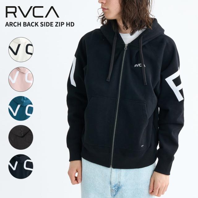 ルーカ メンズ スウェットパーカー RVCA  メンズ ARCH BACK SIDE ZIP HD ジップパーカー 秋冬 トップス 2025年秋冬モデル BF042019