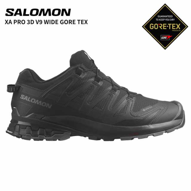 サロモン スニーカー SALOMON XA PRO 3D V9 WIDE GORE TEX メンズ トレイルランニングシューズ