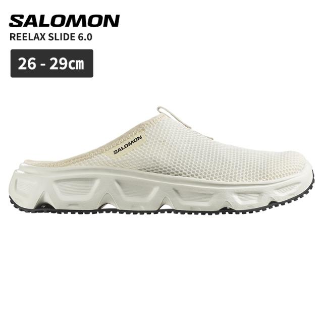 サロモン メンズ リカバリーサンダル SALOMON リラックス スライド 6.0 メッシュサンダル L47740700