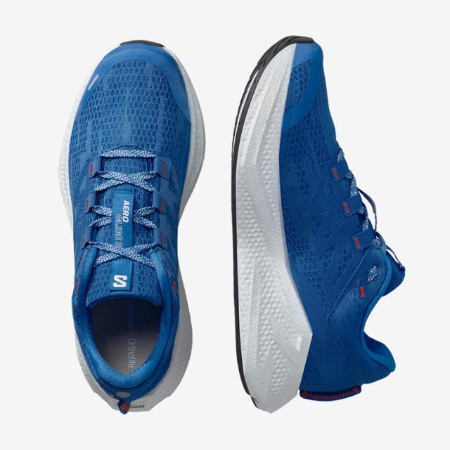 サロモン メンズ 超軽量 ランニングシューズ SALOMON エアロ グライド スリー   厚底 シューズ  L47810500_1