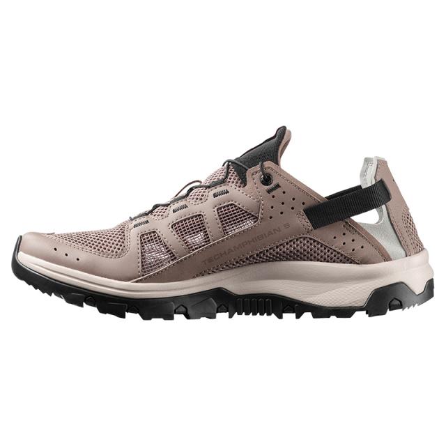 サロモン メンズ 速乾 通気性 ウォーターシューズ SALOMON テックアンフィビアン 5 TECHAMPHIBIAN 5 Walnut / Wrought Iron / Black L49104200