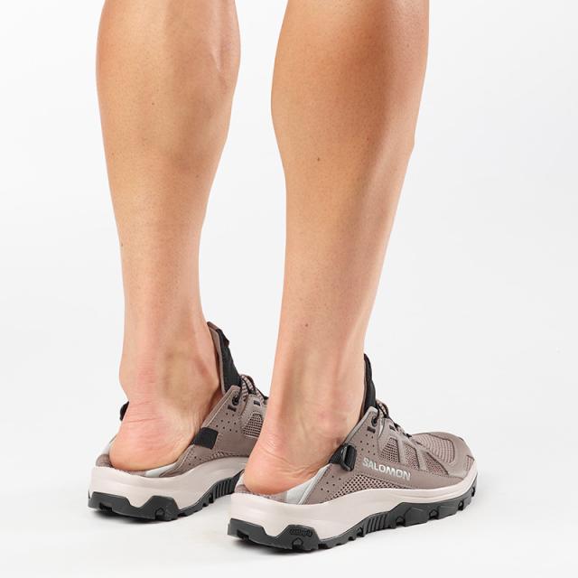 サロモン メンズ 速乾 通気性 ウォーターシューズ SALOMON テックアンフィビアン 5 TECHAMPHIBIAN 5 Walnut / Wrought Iron / Black L49104200