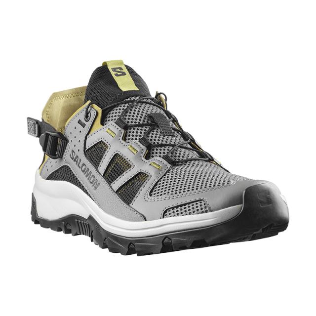 サロモン メンズ 速乾 通気性 ウォーターシューズ SALOMON テックアンフィビアン 5 TECHAMPHIBIAN 5 Castlerock / Willow / Black L49227700