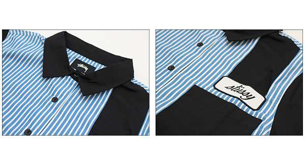 送料無料】ステューシー(STUSSY) Doris Stripe Garage Shirt(WMNS ...