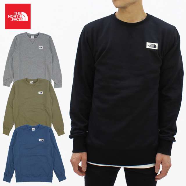 ザ・ノース フェイス(THE NORTH FACE) Mens Heritage Patch Crew クルーネック スウェット トレーナー 男性用 メンズ [AA]