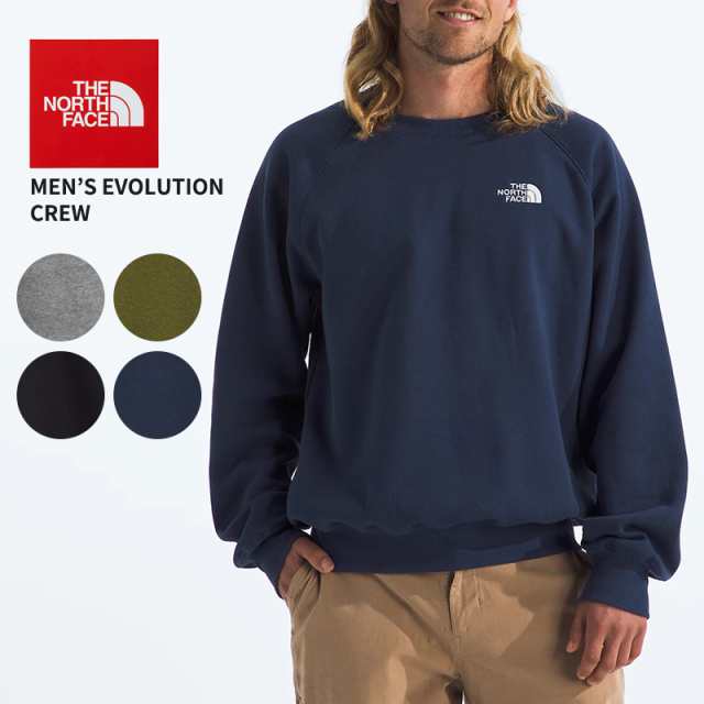 ザ・ノースフェイス スウェット トレーナー THE NORTH FACE Men's Evolution Crew クルーネックスウェット トレーナー・ スウェット