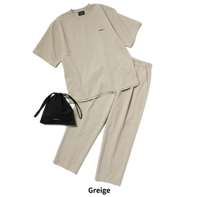 サウザンド マイル メンズ セットアップ THOUSAND MILE ショートスリーブＴシャツ＆ロングパンツセット 3点セット SHORT SLEEVE T-SHIRT & LONG PANTS SET HIGH AIR PERMEABILITY TM261HA00291_7