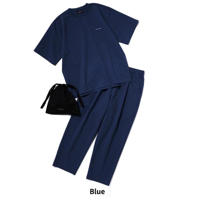 サウザンド マイル メンズ セットアップ THOUSAND MILE ショートスリーブＴシャツ＆ロングパンツセット 3点セット SHORT SLEEVE T-SHIRT & LONG PANTS SET HIGH AIR PERMEABILITY TM261HA00291_9