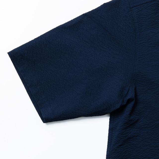サウザンド マイル メンズ 半袖シャツ THOUSAND MILE ショートスリーブ スキッパーシャツ シアサッカー SHORT SLEEVE SKIPPER SHIRT SEERSUCKER TM261SS00211_3