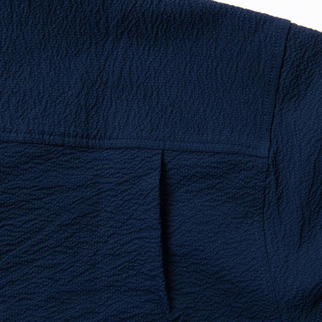 サウザンド マイル メンズ 半袖シャツ THOUSAND MILE ショートスリーブ スキッパーシャツ シアサッカー SHORT SLEEVE SKIPPER SHIRT SEERSUCKER TM261SS00211_4