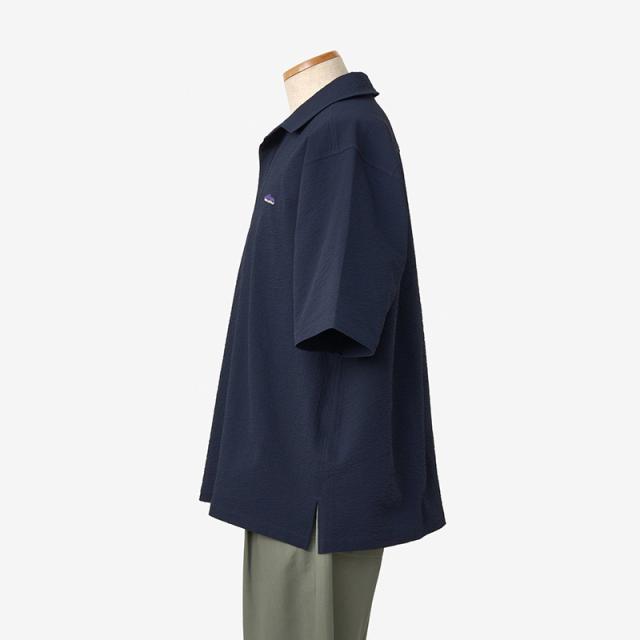 サウザンド マイル メンズ 半袖シャツ THOUSAND MILE ショートスリーブ スキッパーシャツ シアサッカー SHORT SLEEVE SKIPPER SHIRT SEERSUCKER TM261SS00211_7