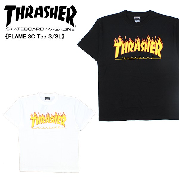 thrasher flame tee