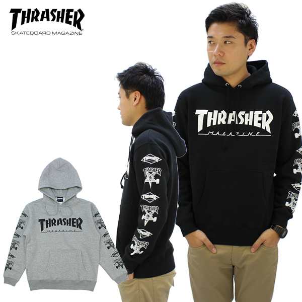 スラッシャー THRASHER MULTI-E HOODIE  メンズ プルオーバー パーカー スウェット th95159の通販は