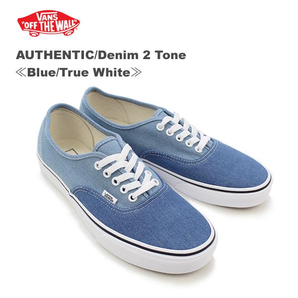 バンズ Vans オーセンティック デニム 2 トーン Authentic Denim 2 Tone メンズ キャンバス スニーカー Blue True White の通販はau Pay マーケット Neo Globe Au Pay マーケット店