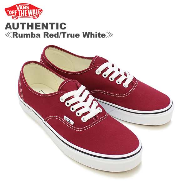 vans authentic rumba red