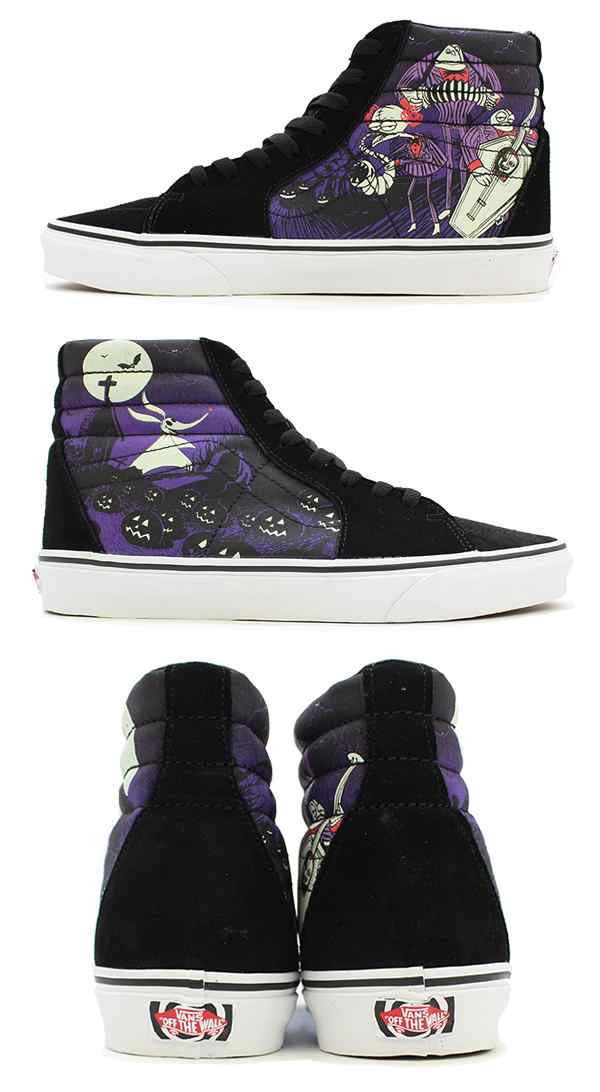 送料無料 バンズ ディズニー Vans Disney Sk8 Hi Canvas Jacks Lament Nightmare ナイトメア ビフォア クリスマス の通販はau Pay マーケット Neo Globe Au Pay マーケット店