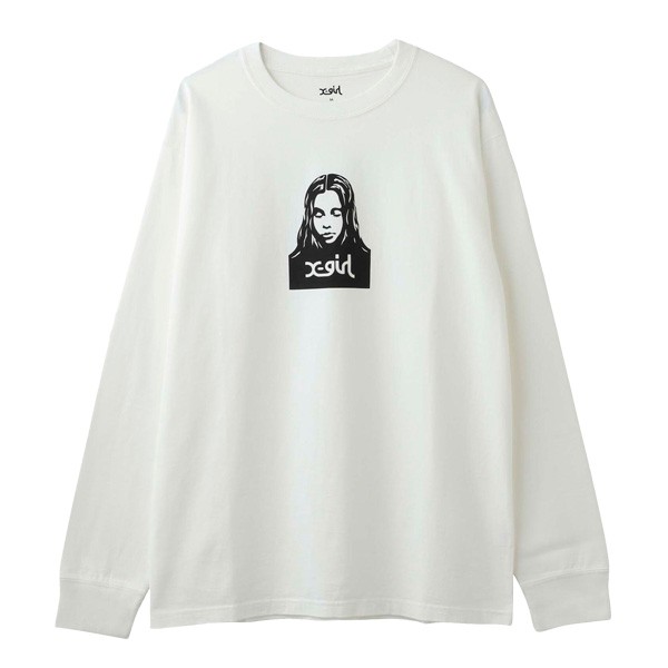 エックスガール(X-girl) FACE L S TEE 長袖Tシャツ ロンT レディース ...