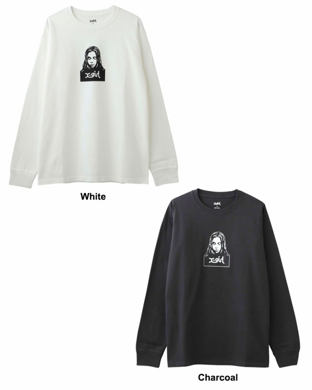 エックスガール(X-girl) FACE L S TEE 長袖Tシャツ ロンT レディース