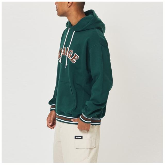 エクストララージ XLARGE STRIPED RIB HOODED SWEATSHIRT フーディー パーカー スウェット メンズ 101234012006_2