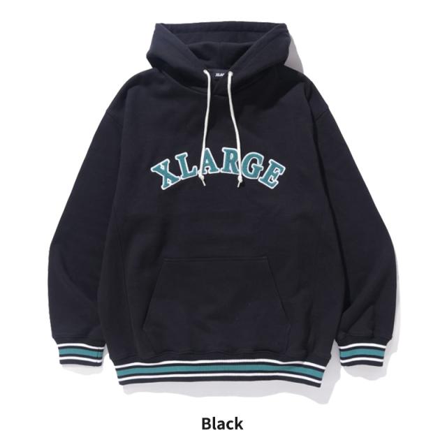 エクストララージ XLARGE STRIPED RIB HOODED SWEATSHIRT フーディー パーカー スウェット メンズ 101234012006_8