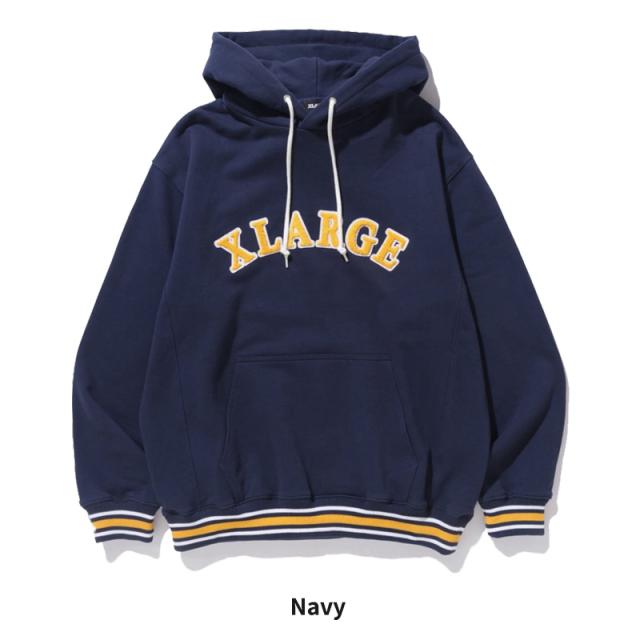 エクストララージ XLARGE STRIPED RIB HOODED SWEATSHIRT フーディー パーカー スウェット メンズ 101234012006_9