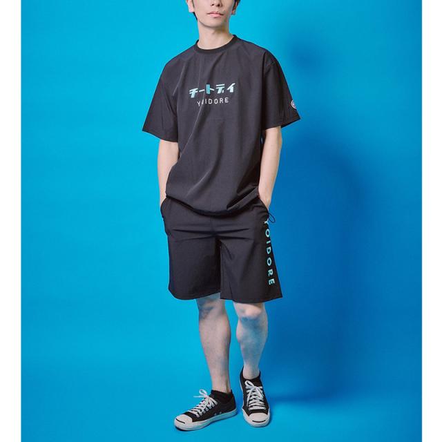 ヨイドレ ユニセックス セットアップ 刺繍 YOIDORE チートデイ