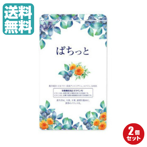 【ポイント最大+11%！】6周年！ぱちっと 62粒 ２袋セット